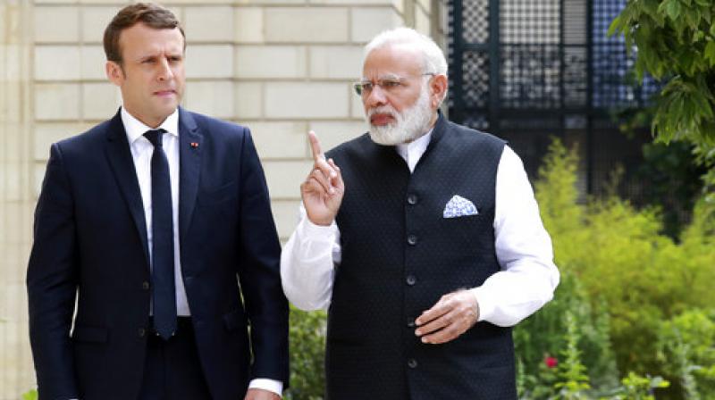 ‘চ্যাম্পিয়নস অব দ্য আর্থ’ পুরস্কারে ভূষিত হলেন মোদি ও ম্যাক্রন