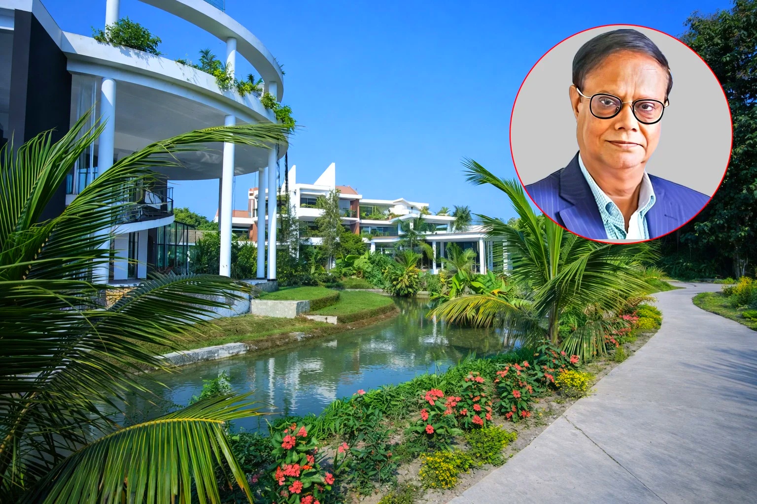 স্কুলসংলগ্ন জায়গায় আহসান এইচ মনসুরের রিসোর্ট-স্পা সেন্টার