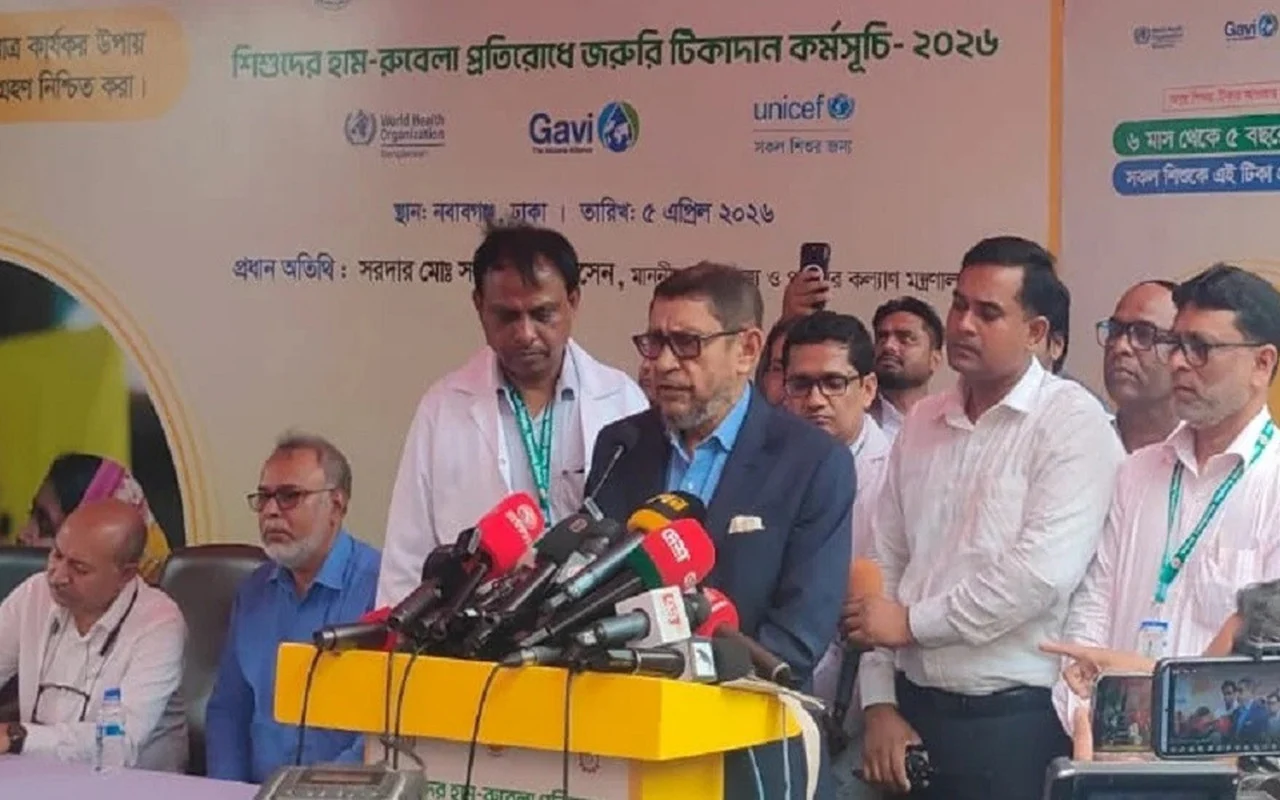 ৩ মে থেকে সারা দেশে মিলবে হামের টিকা: স্বাস্থ্যমন্ত্রী